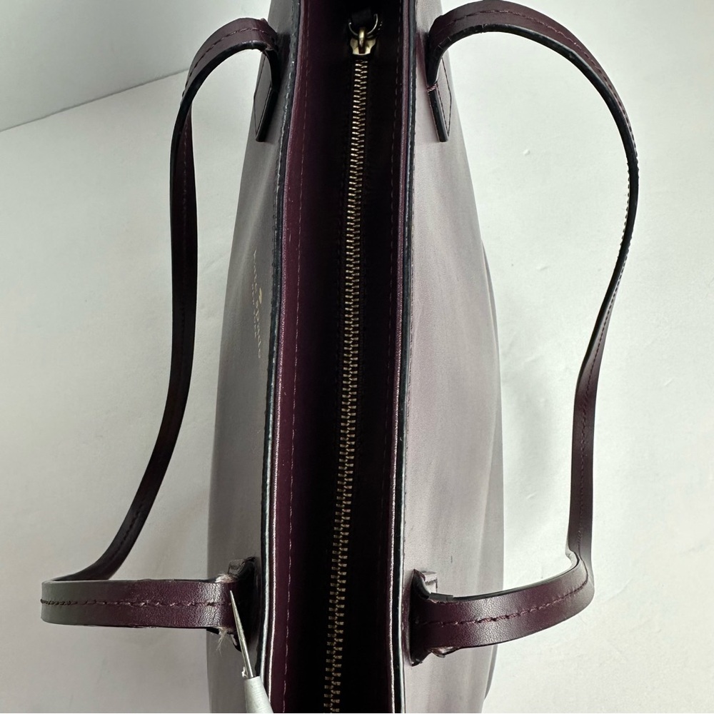 ❌SOLD❌Kate Spade Bennet Place Tote Handbag Laptop Case Travel Merlot Burgundy - Picture 10 of 14